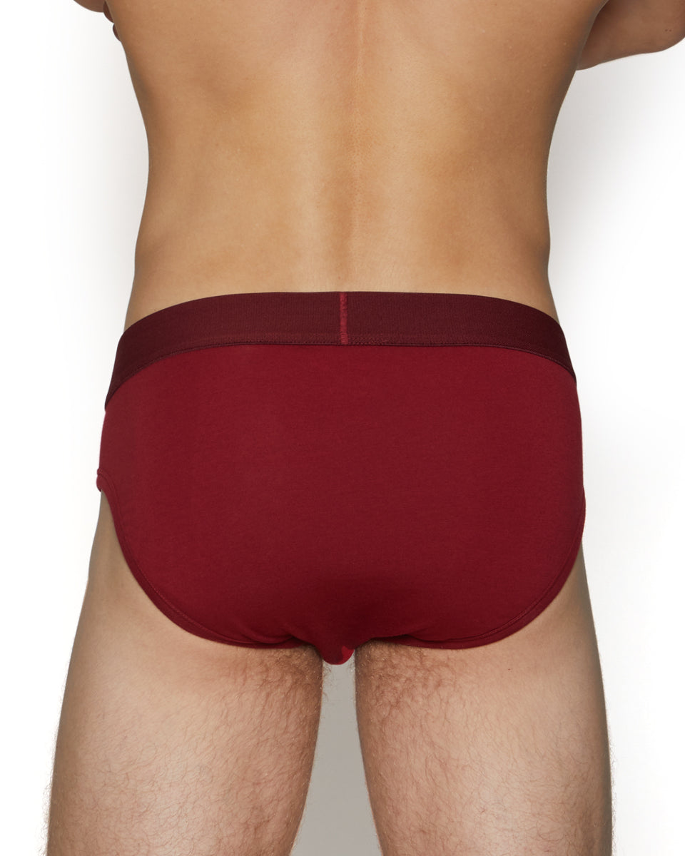Wood Hip Brief Wood Hip Brief Burgundy-red