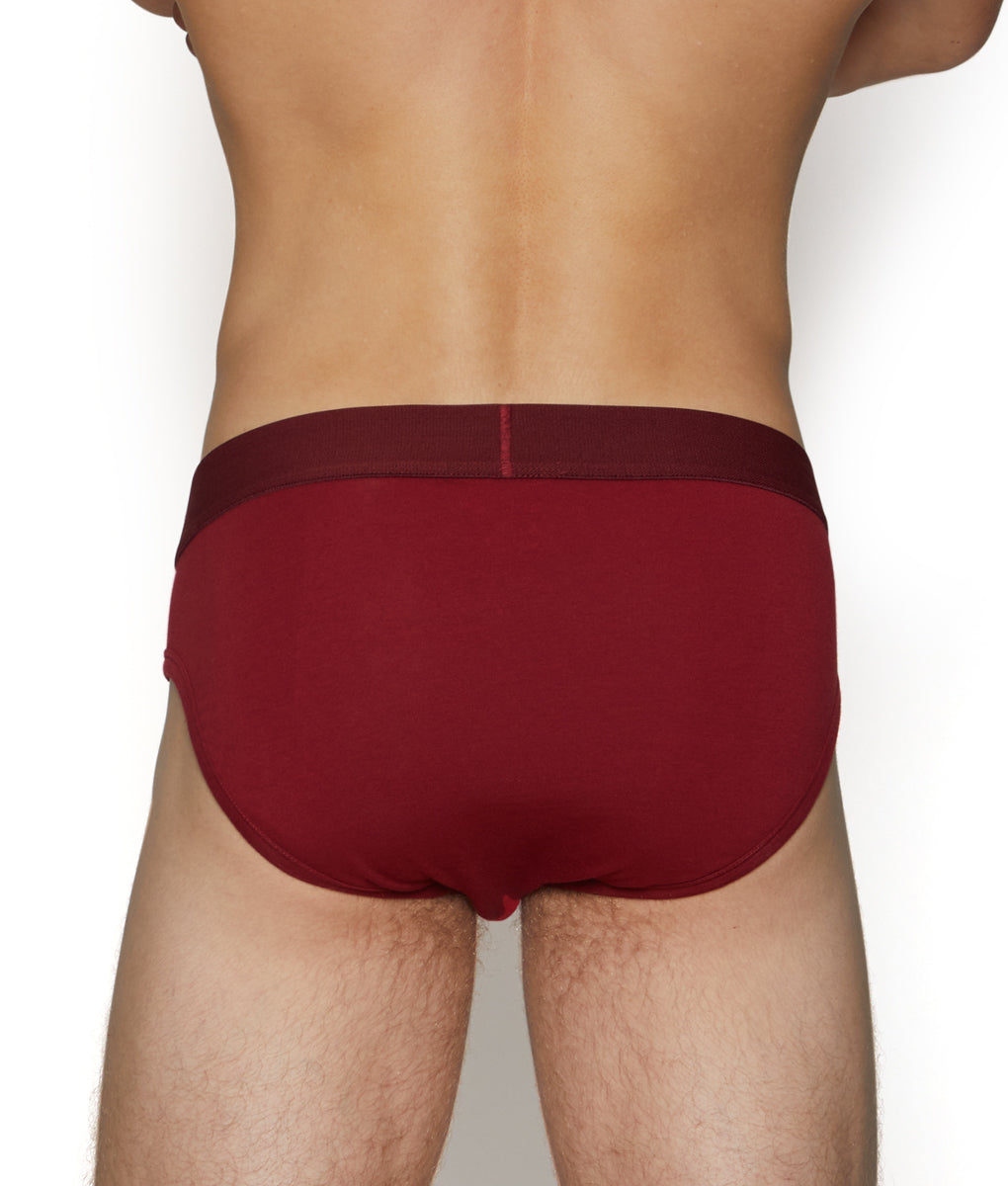 Wood Hip Brief Wood Hip Brief Burgundy-red