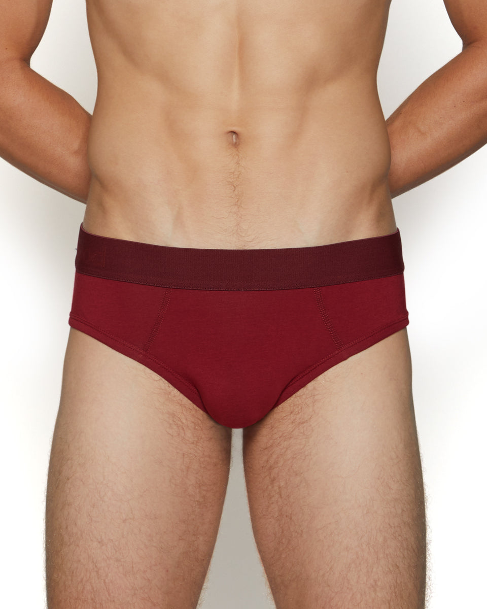 Wood Hip Brief Wood Hip Brief Burgundy-red
