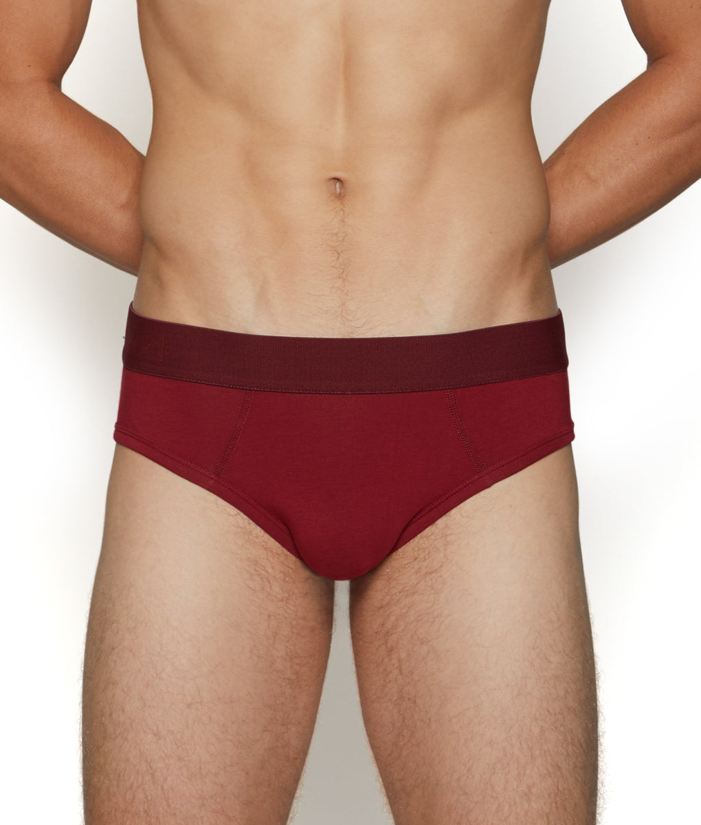 Wood Hip Brief Wood Hip Brief Burgundy-red