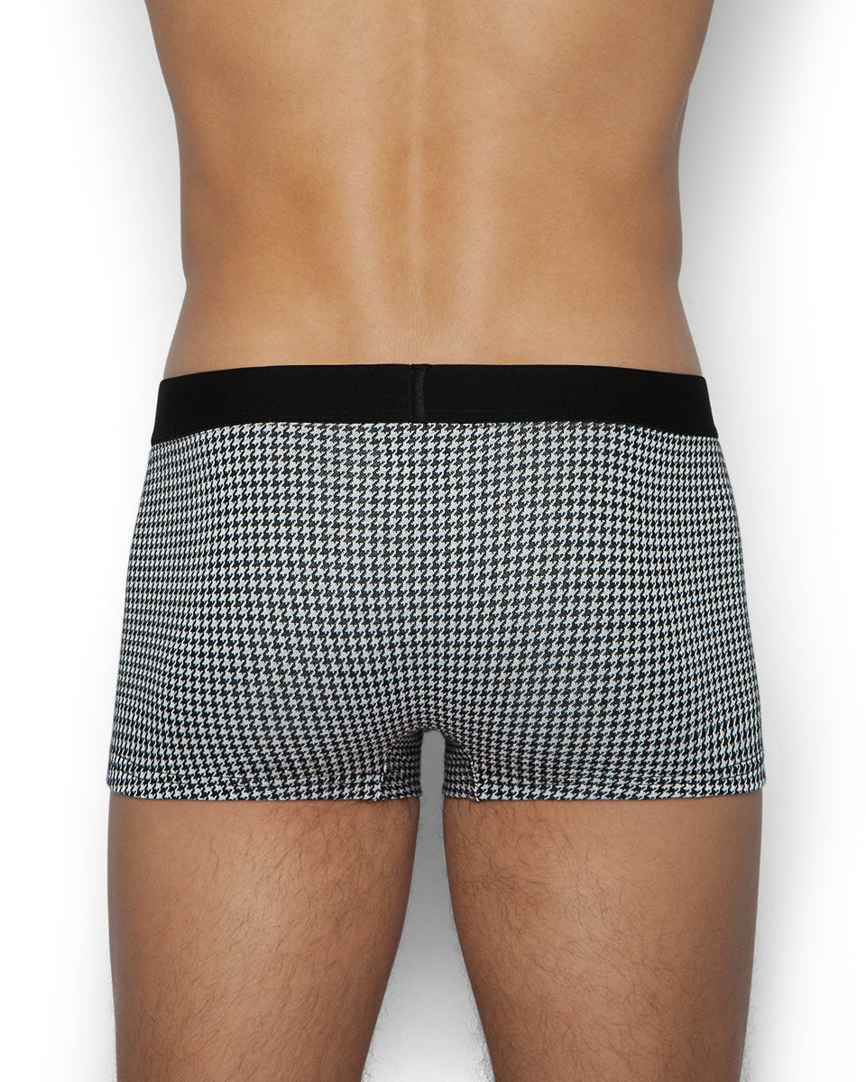 Wood Trunk Wood Trunk Blackwhite-houndstooth