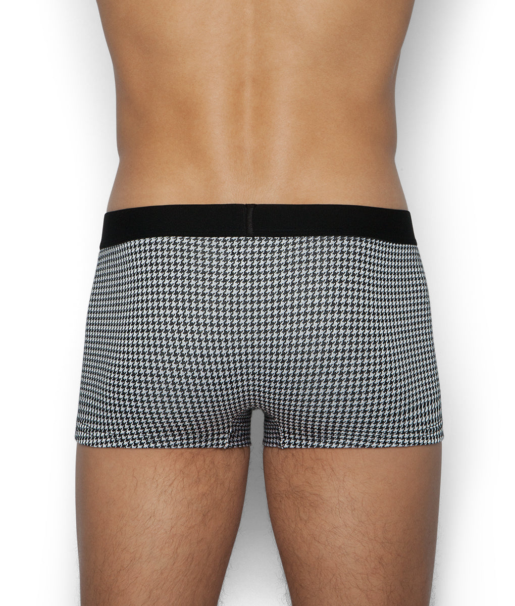 Wood Trunk Wood Trunk Blackwhite-houndstooth