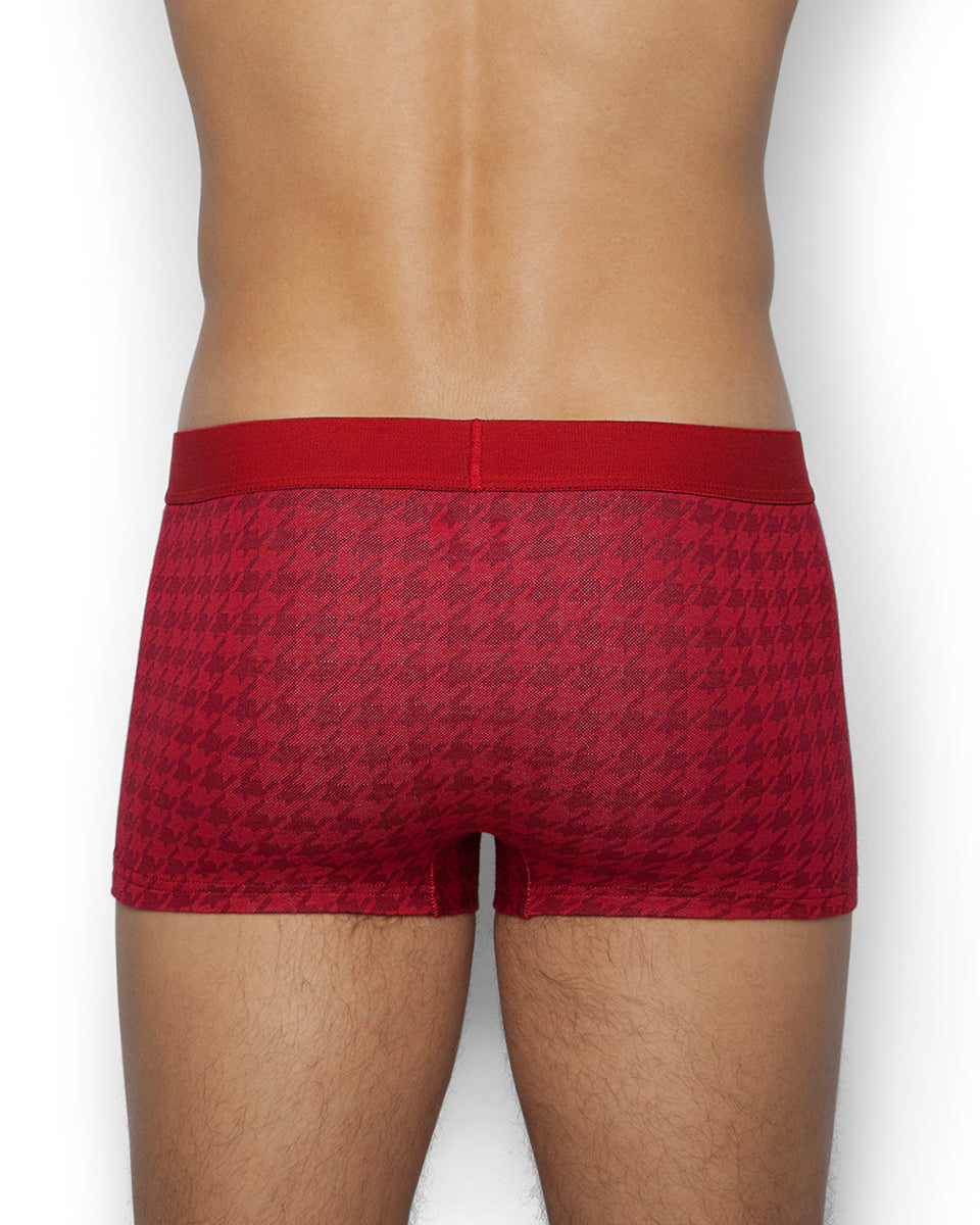 Wood Trunk Wood Trunk Red-houndstooth