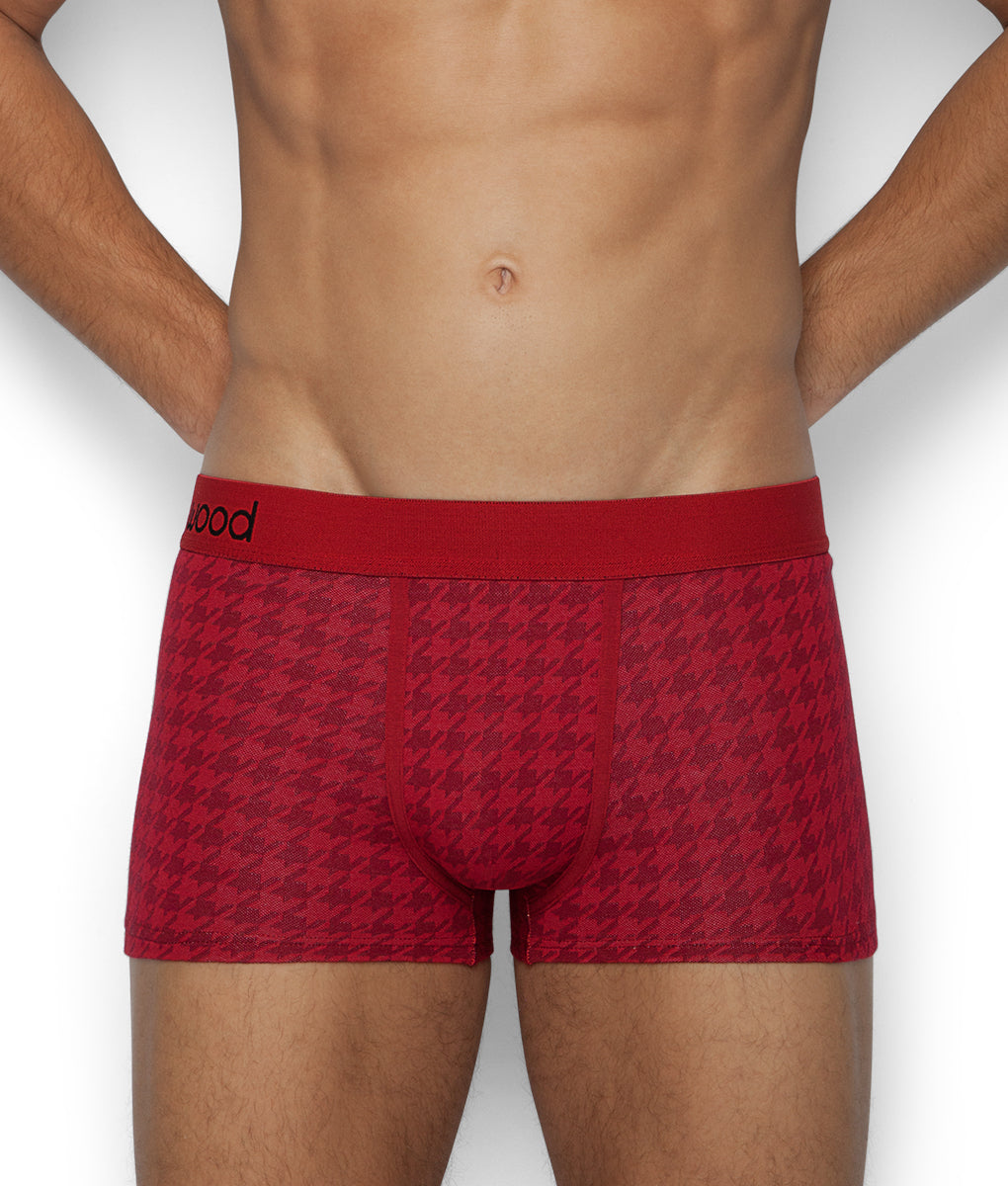 Wood Trunk Wood Trunk Red-houndstooth