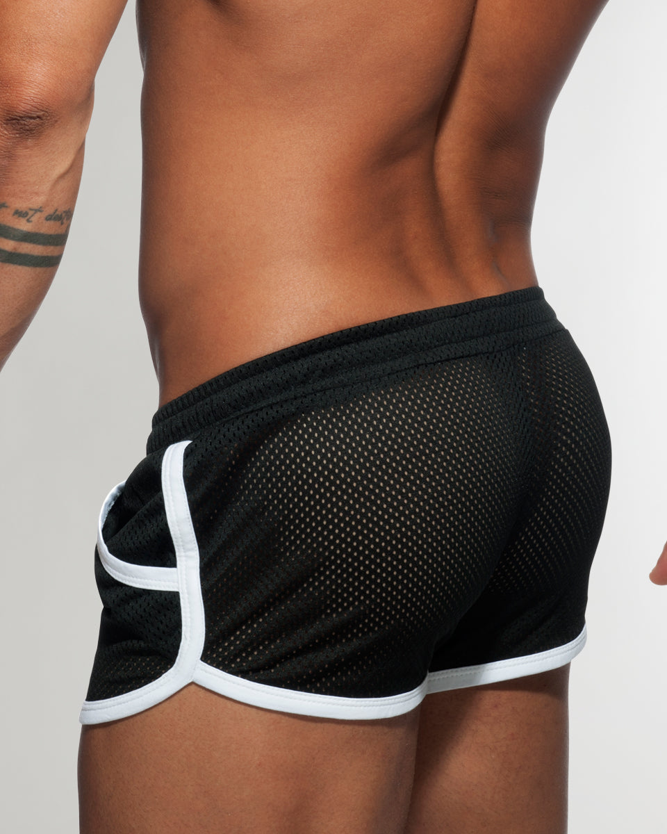 Addicted Mesh Basic Rocky Short Addicted Mesh Basic Rocky Short Black