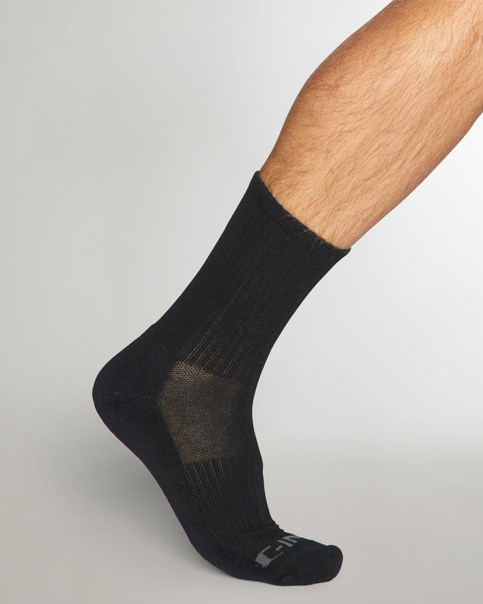 C-IN2 Core Crew 3-Pack Socks C-IN2 Core Crew 3-Pack Socks Black
