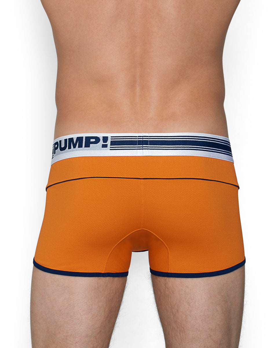 PUMP! Varsity Free-Fit Boxer PUMP! Varsity Free-Fit Boxer Orange-white-navy