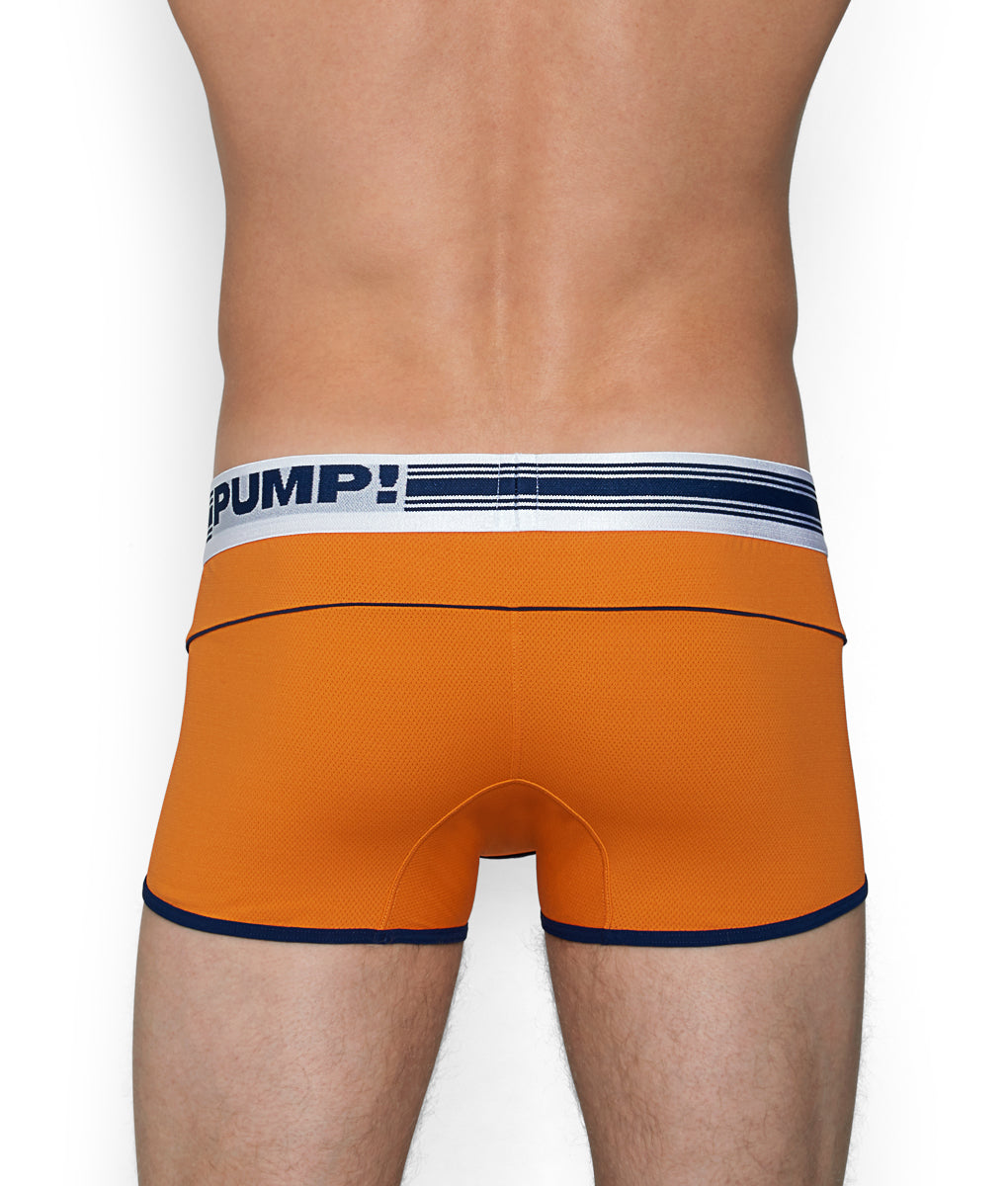 PUMP! Varsity Free-Fit Boxer PUMP! Varsity Free-Fit Boxer Orange-white-navy