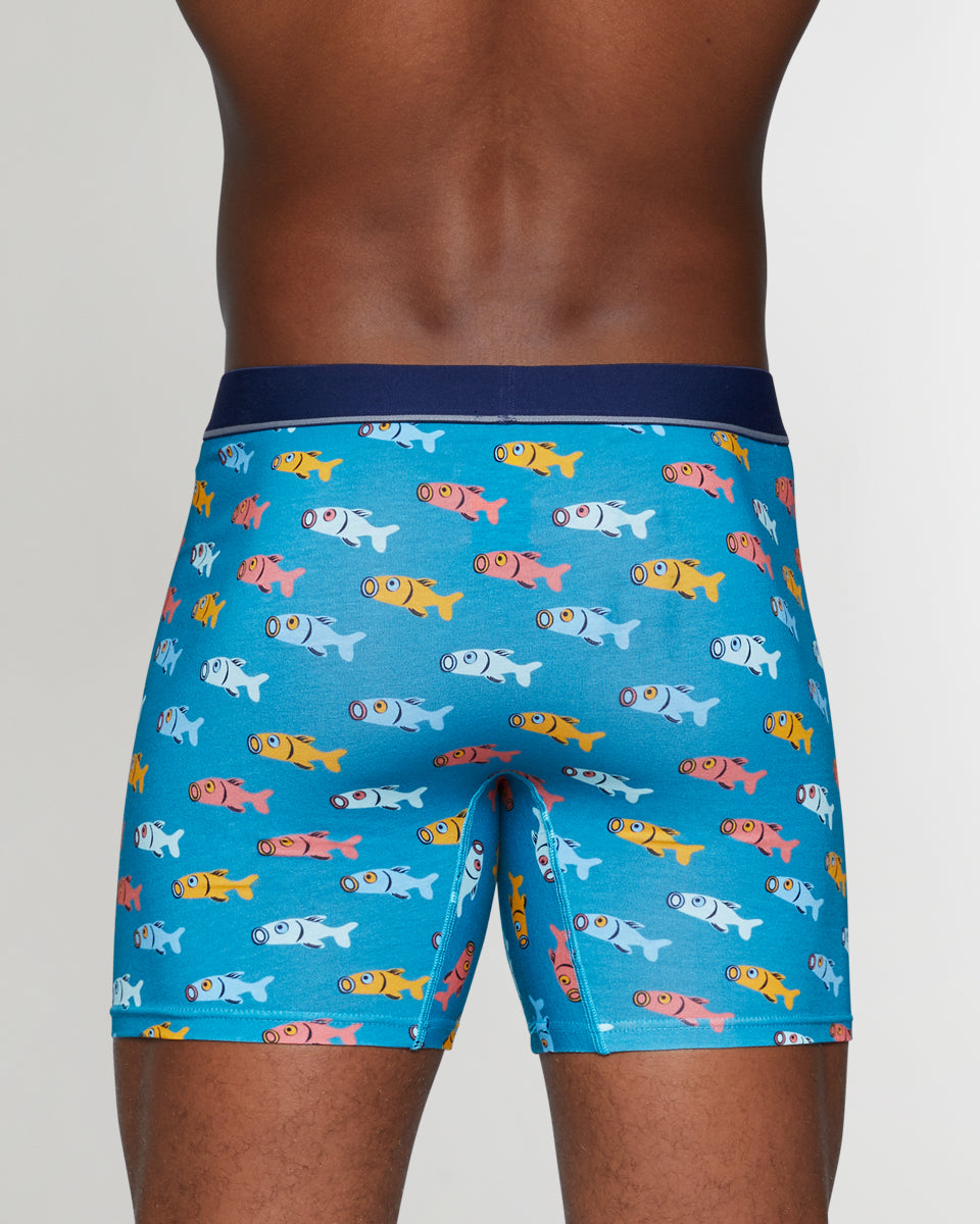 Unsimply Stitched Fish Boxer Brief Unsimply Stitched Fish Boxer Brief Blue