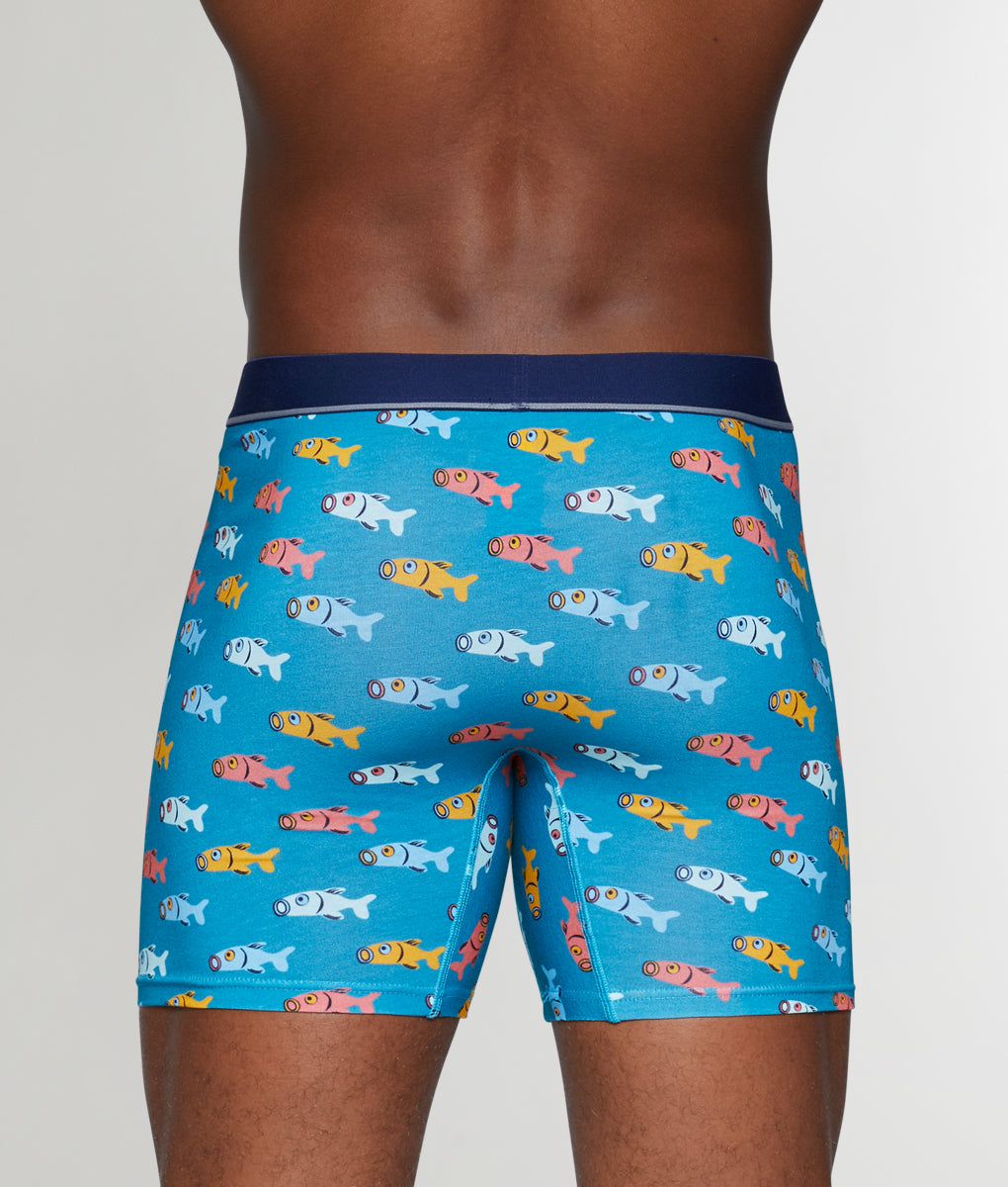 Unsimply Stitched Fish Boxer Brief Unsimply Stitched Fish Boxer Brief Blue