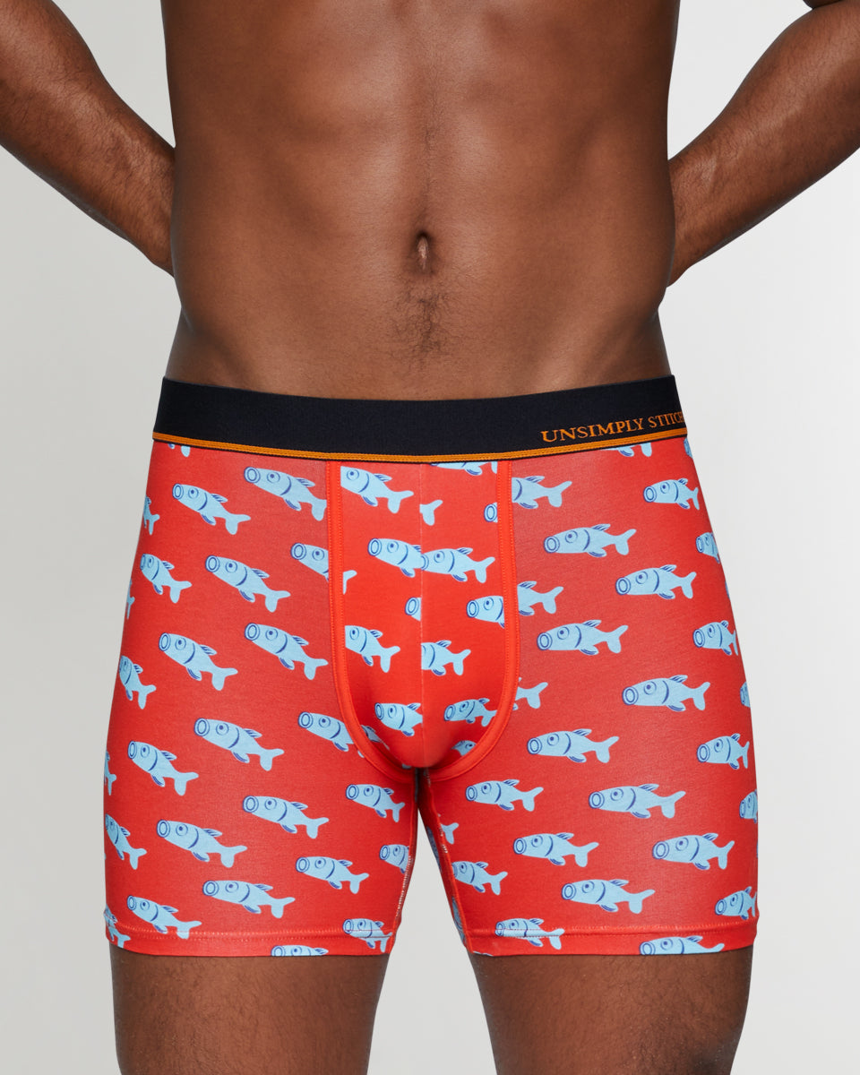 Unsimply Stitched Fish Boxer Brief Unsimply Stitched Fish Boxer Brief Orange