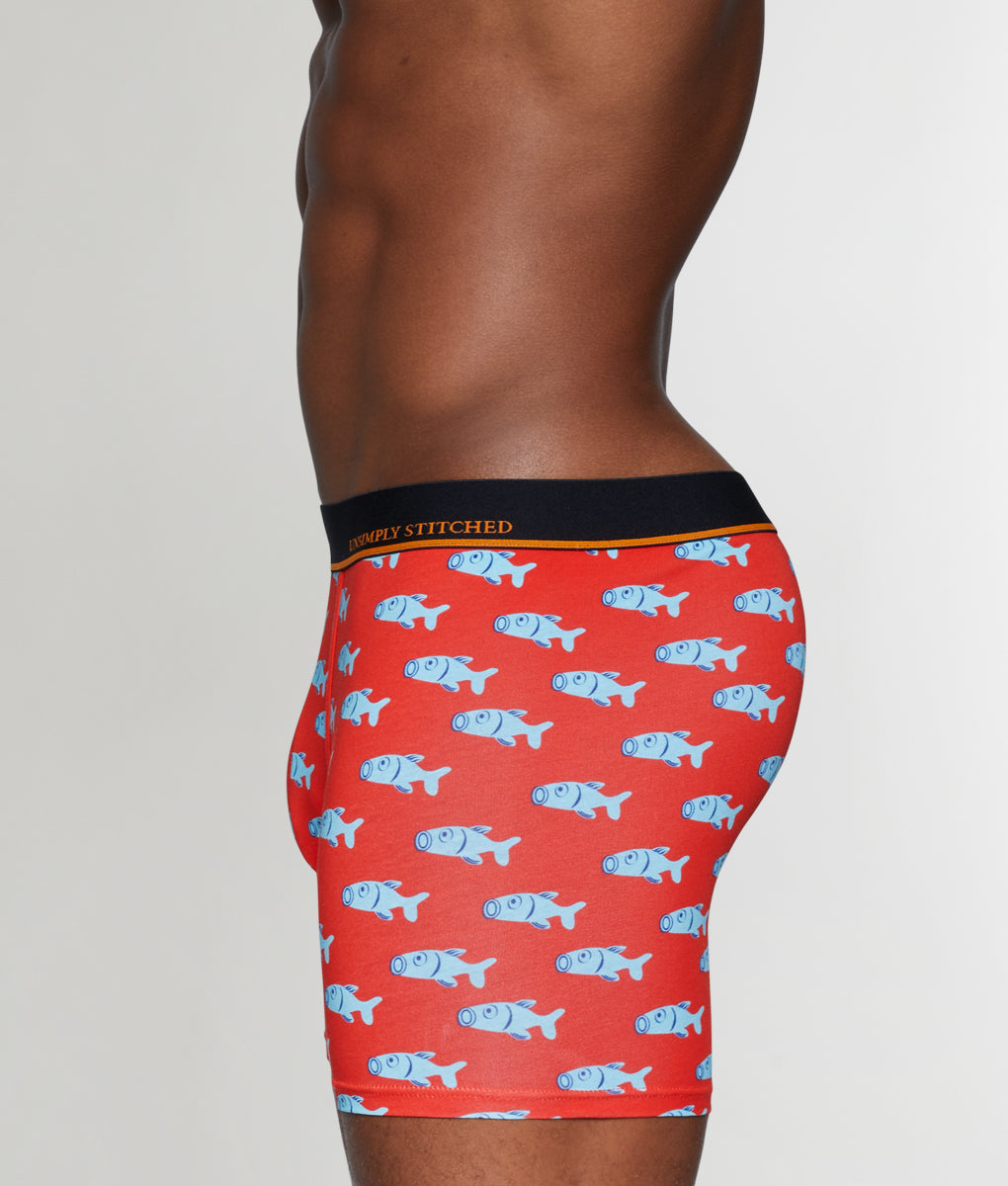 Unsimply Stitched Fish Boxer Brief Unsimply Stitched Fish Boxer Brief Orange