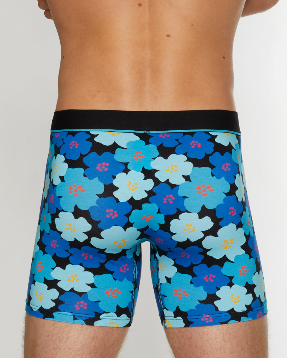Unsimply Stitched Floral Futures Boxer Brief Unsimply Stitched Floral Futures Boxer Brief Blue-black