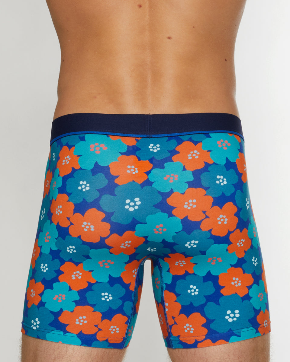 Unsimply Stitched Floral Futures Boxer Brief Unsimply Stitched Floral Futures Boxer Brief Blue-orange