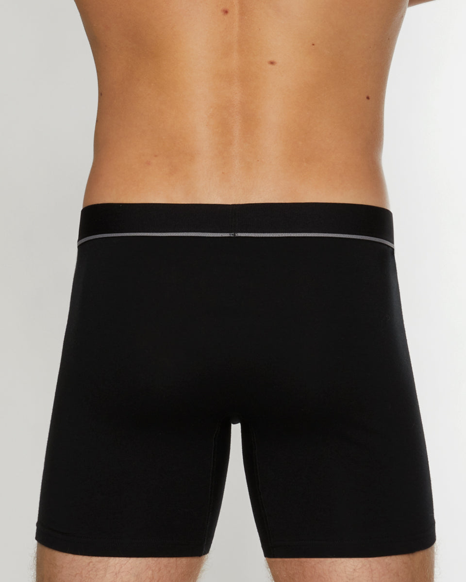Unsimply Stitched Black Boxer Brief Unsimply Stitched Black Boxer Brief Black-grey-stripe