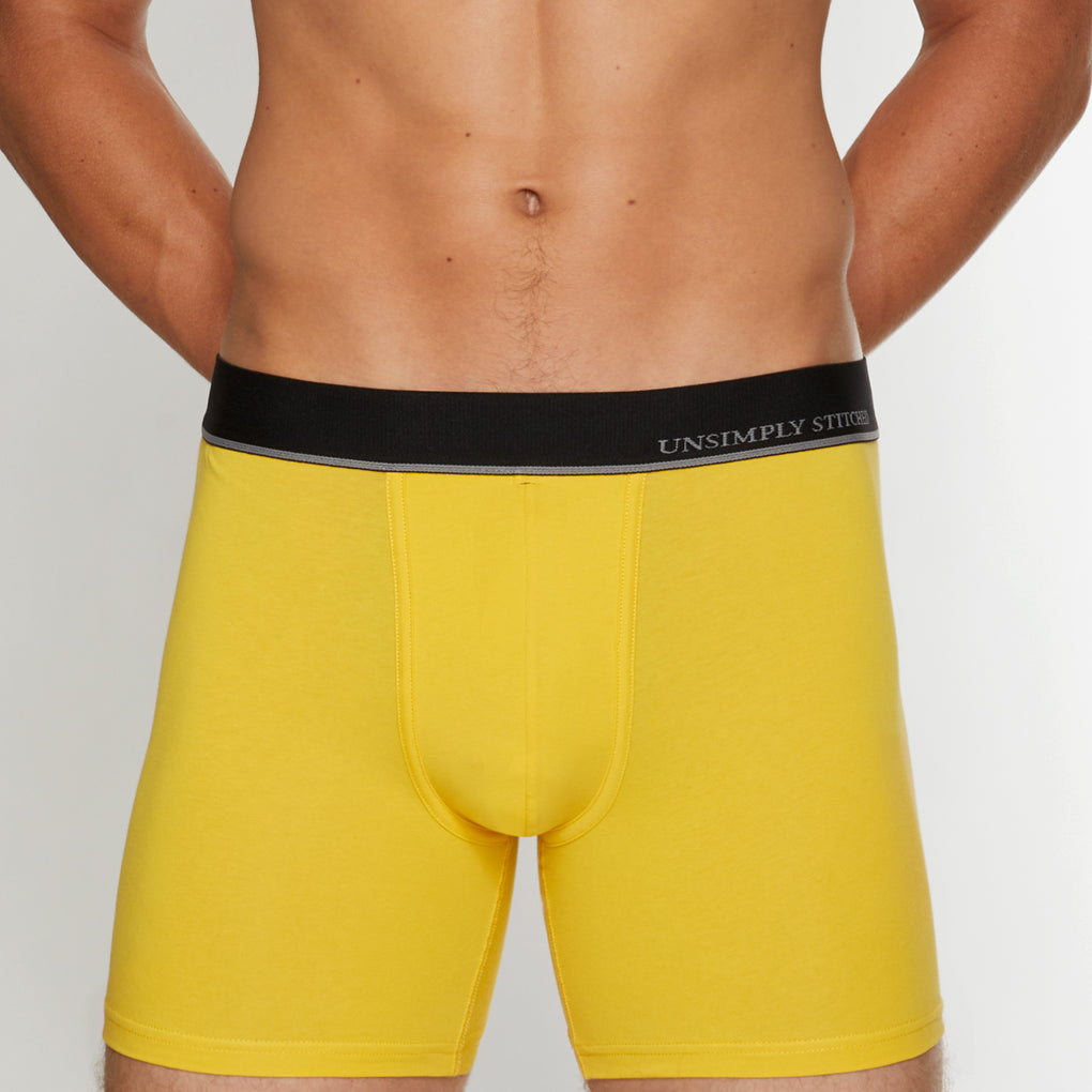 Unsimply Stitched Solid Boxer Brief Unsimply Stitched Solid Boxer Brief Canary