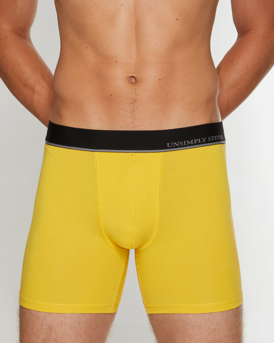 Unsimply Stitched Solid Boxer Brief Unsimply Stitched Solid Boxer Brief Canary