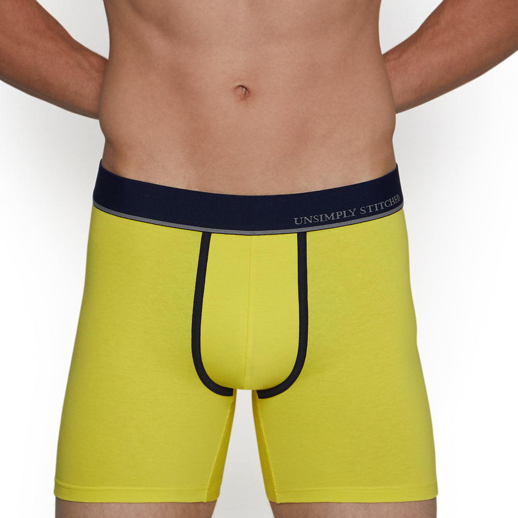 Unsimply Stitched Solid Boxer Brief Unsimply Stitched Solid Boxer Brief Yellow