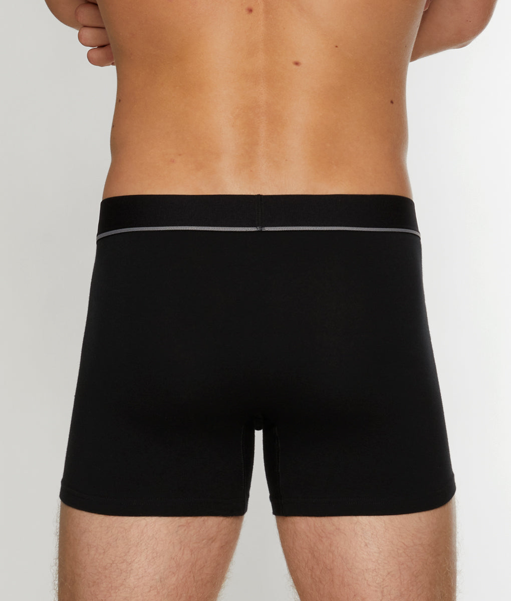 Unsimply Stitched Solid Trunk Unsimply Stitched Solid Trunk Black-grey-stripe