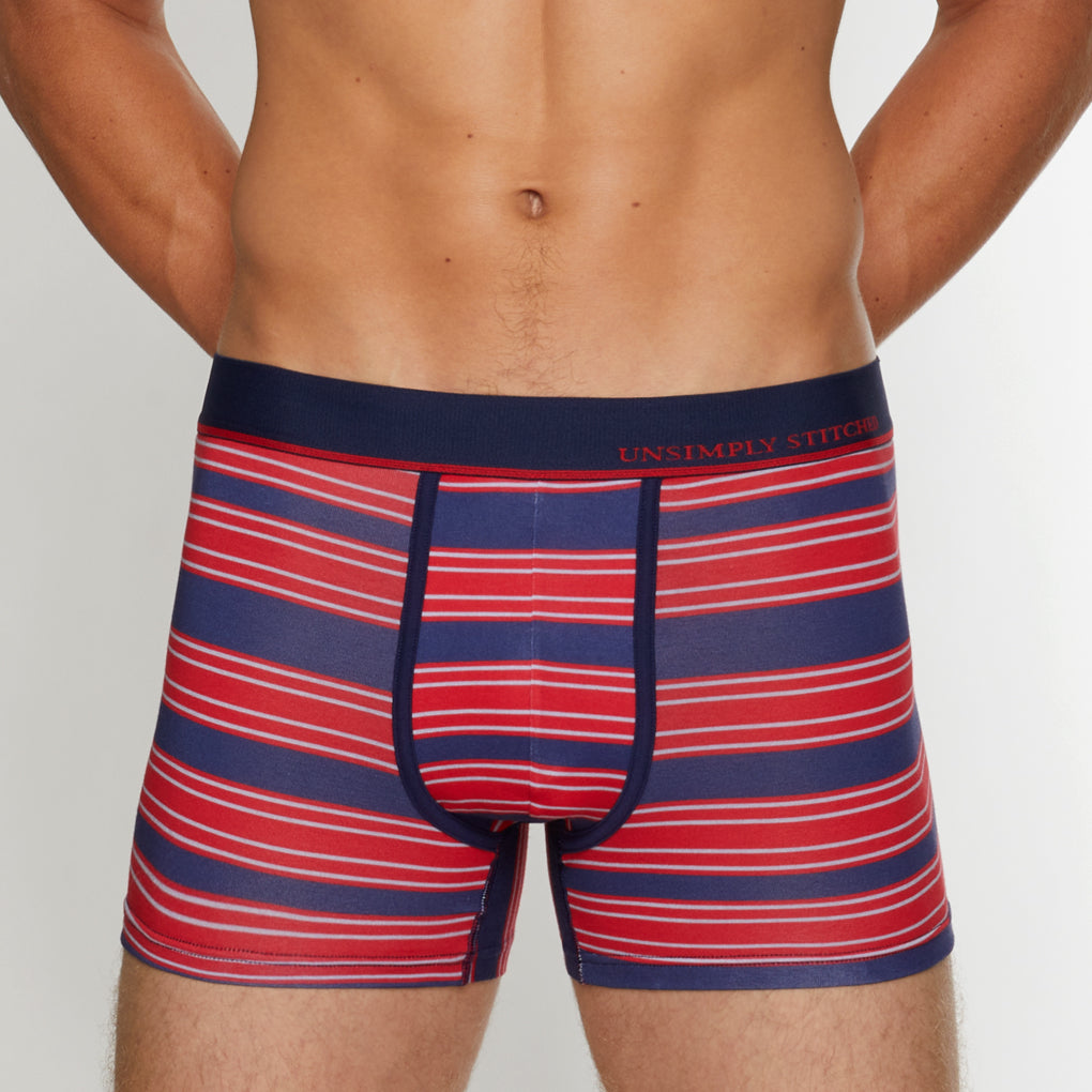Unsimply Stitched Century Stripe Trunk Unsimply Stitched Century Stripe Trunk Red-multi