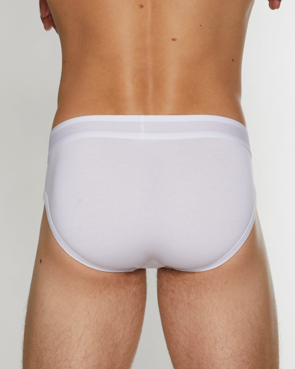 Wood Hip Brief Wood Hip Brief White