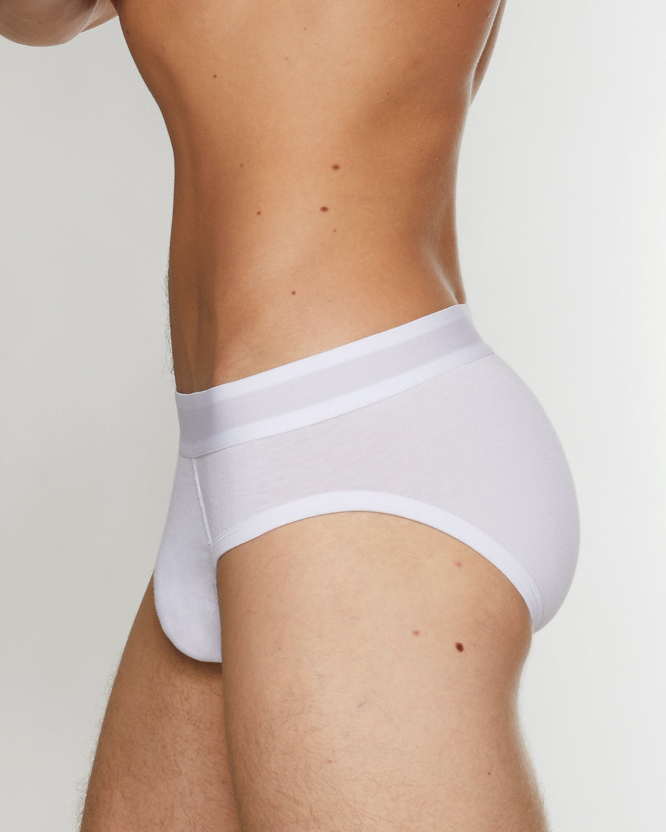 Wood Hip Brief Wood Hip Brief White