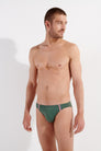 HOM Nautical Cup Swim Micro Brief Khaki Green