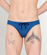 HOM Hendaye Swim Mini Brief Blue Print