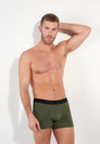 HOM Supersoft Boxer Brief Khaki Green