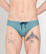HOM Cappuccino Swim Mini Brief Blue Print