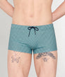 HOM Cappuccino Swim Short Blue Print