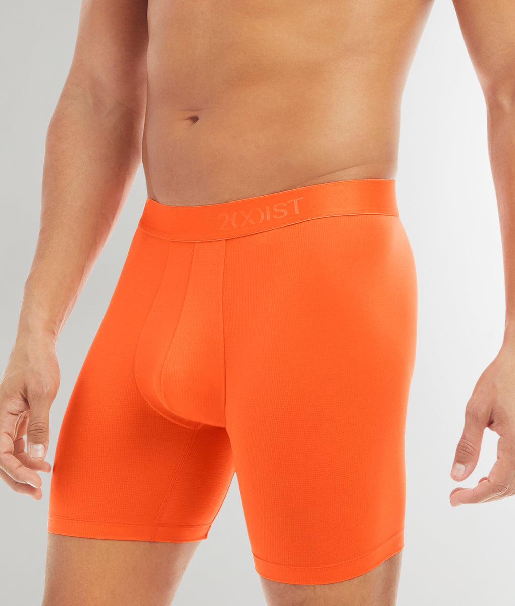 Bulge Enhancer Orange Boxer Size S