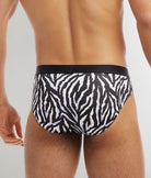 2(X)IST SLIQ Low Rise Brief Zebra