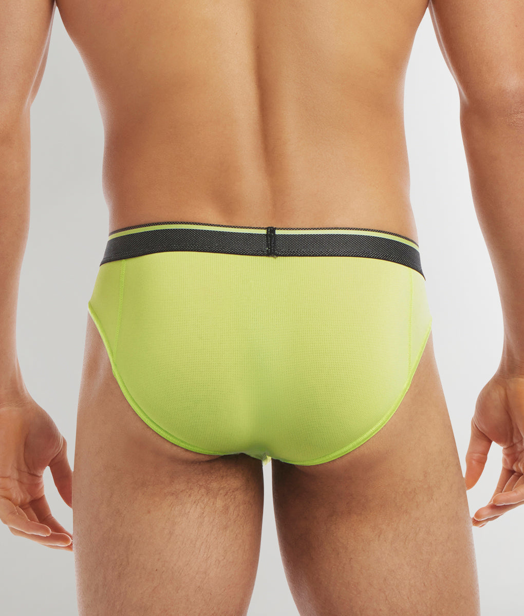 2(X)IST Speed Dri Lightning Low Rise Brief Shadow-lime