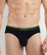 2(X)IST Speed Dri Brief 2(X)IST Speed Dri Brief Black-beauty-w-jasmine-green-waistband