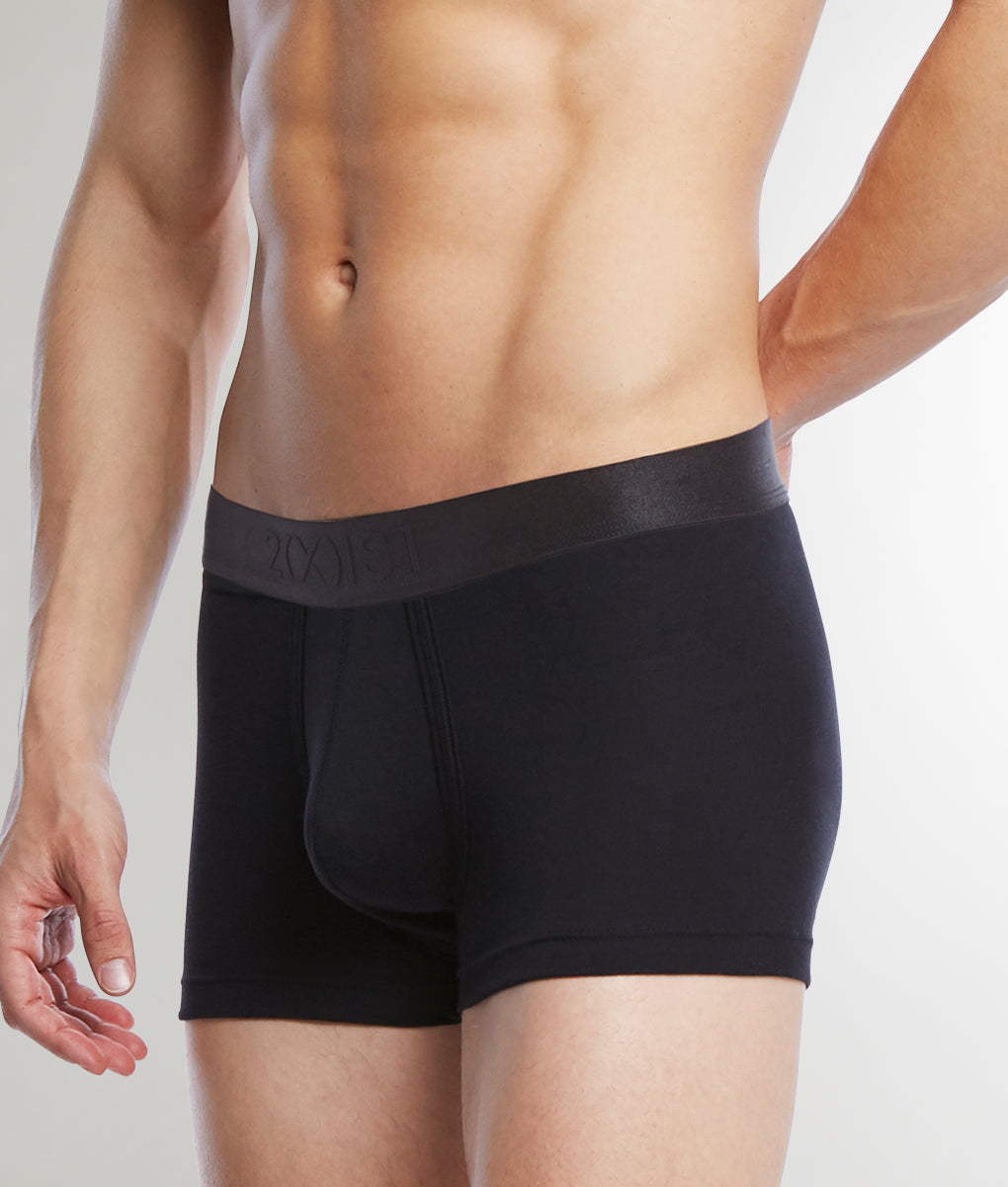 2xist Pima Cotton Trunk Black