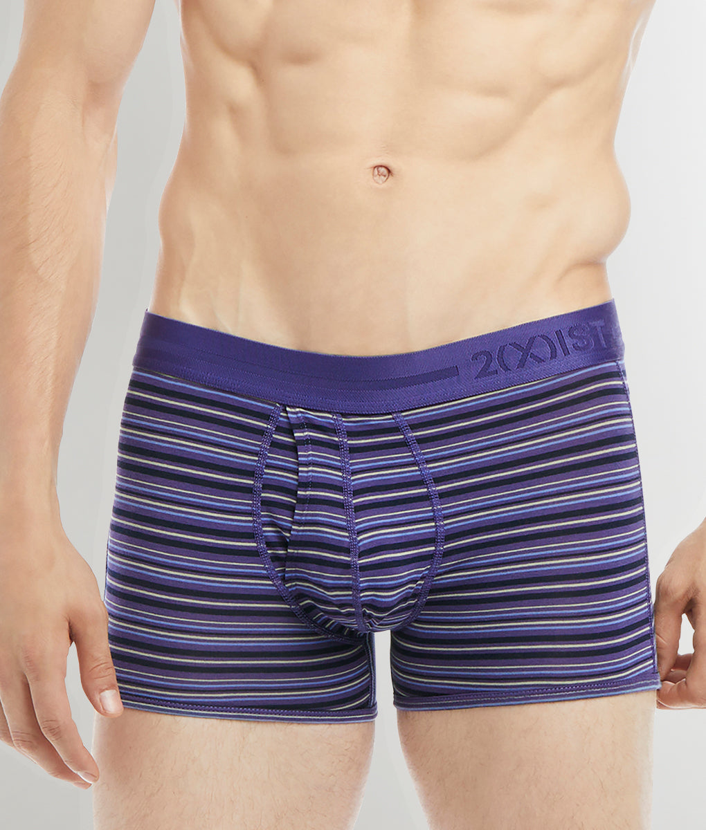 2(X)IST Luxe Low Rise Trunk 2(X)IST Luxe Low Rise Trunk Ink-blot-stripe
