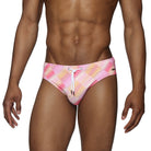 Parke & Ronen Sunset Twilo Meridian Bikini - mens swim briefs front view