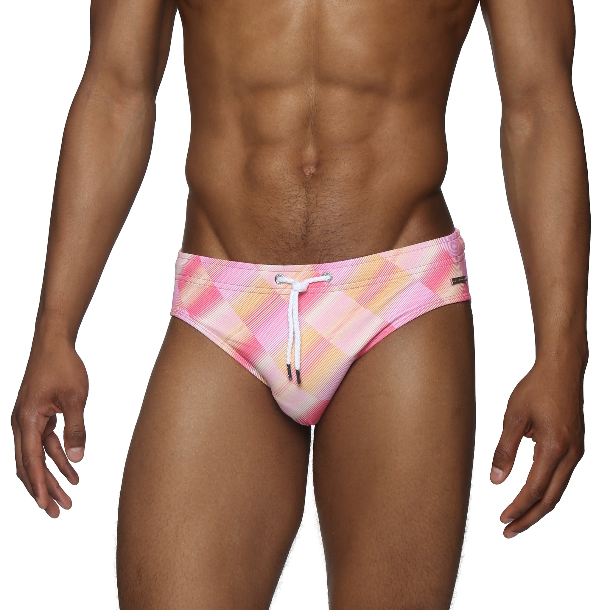 Parke & Ronen Sunset Twilo Meridian Bikini - mens swim briefs front view
