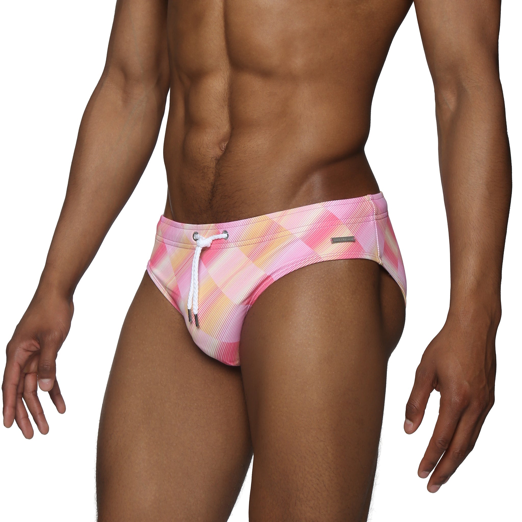 Parke & Ronen Sunset Twilo Meridian Bikini - mens swim briefs side view