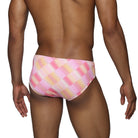 Parke & Ronen Sunset Twilo Meridian Bikini - mens swim briefs back view