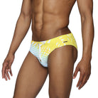 Parke & Ronen Sun Praia Meridian Bikini - mens swim briefs side view