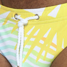 Parke & Ronen Sun Praia Meridian Bikini - mens swim briefs waistband detail
