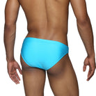 Parke & Ronen Cyan Blade Bikini - mens swim briefs back view