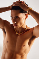 Etalon XL Cuban Link Chain - close-up of extra-large 18mm cuban links and clasp