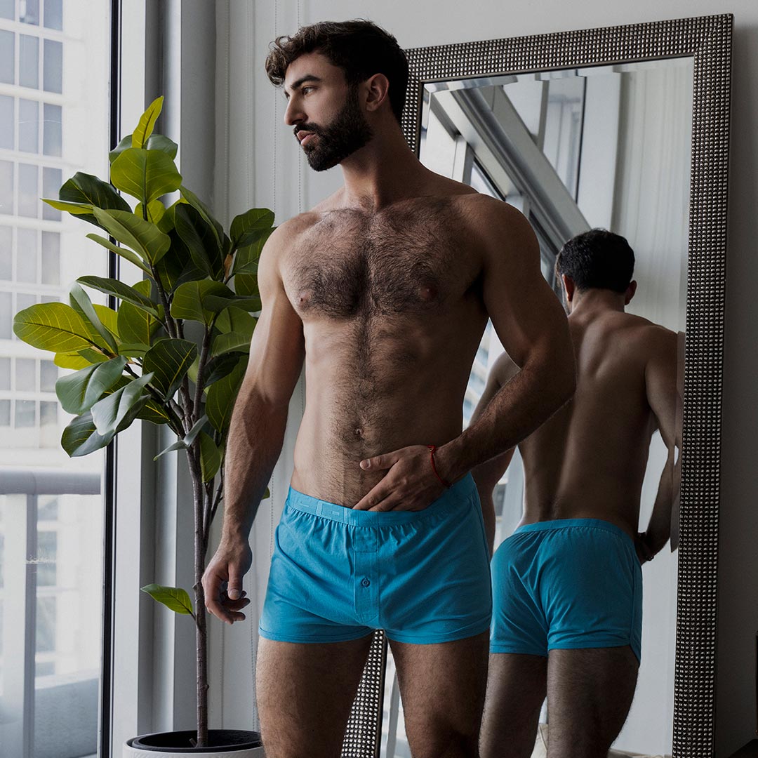 C-IN2 Prime Runner Boxer Bahari Blue - Underwear Expert