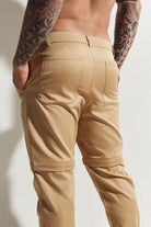 Etalon Convertible Trouser/Short - men's trouser zipped into shorts, detail view