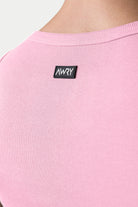 Awry Ribbed Tank Pink — men's sleeveless tank top lifestyle styling