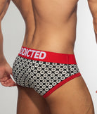 Addicted Geometric Brief Addicted Geometric Brief Black-red