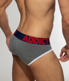 Addicted AD Pique Brief Charcoal